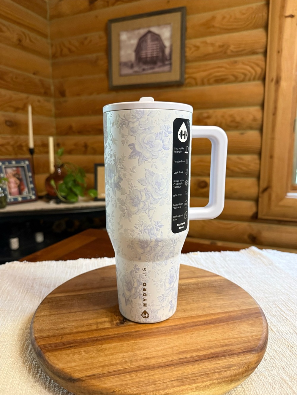 CHERISH HydroJug 40oz Traveler Tumbler • LIMITED EDITION